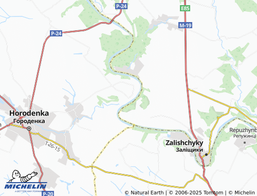 MICHELIN-Landkarte Horodnytsia - ViaMichelin