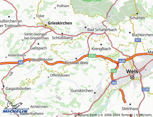 Mapa MICHELIN Pichl bei Wels - ViaMichelin