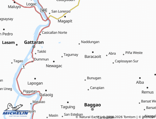 Mappa MICHELIN Calaoagan Dackel - ViaMichelin