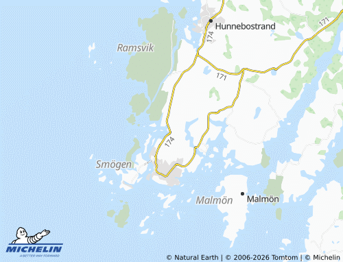 MICHELIN-Landkarte Väjern - ViaMichelin