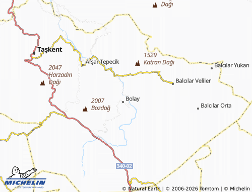 Mappa MICHELIN Çetmi Cömeşpınar - ViaMichelin