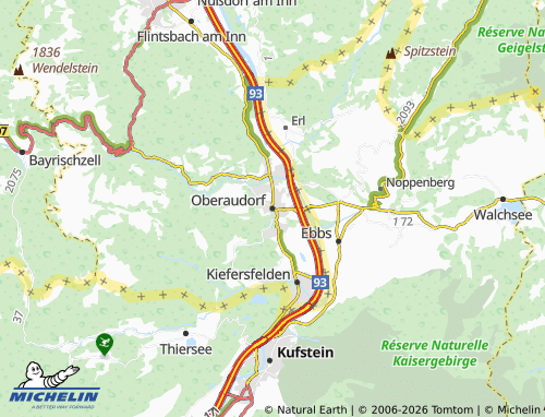 Mappa MICHELIN Oberaudorf - ViaMichelin
