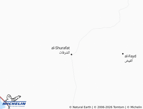 MICHELIN-Landkarte al-Shurafat - ViaMichelin