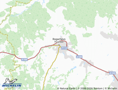 Carte MICHELIN Rogachevo - ViaMichelin