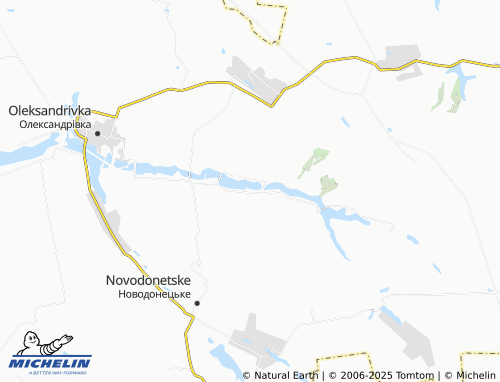 MICHELIN Novostepanivka map - ViaMichelin