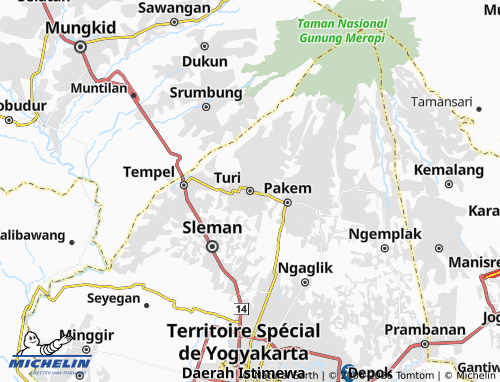 MICHELIN Turi map - ViaMichelin