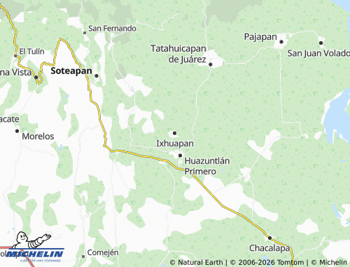 Mapa MICHELIN Ixhuapan - ViaMichelin