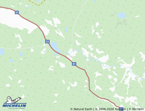 MICHELIN Orrefors map - ViaMichelin