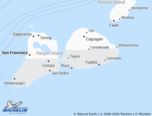 MICHELIN Pagsa map - ViaMichelin