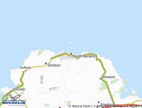 MICHELIN North Berwick map - ViaMichelin