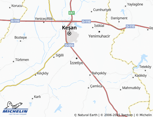 MICHELIN İzzetiye map - ViaMichelin
