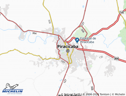 MICHELIN Nova Piracicaba map - ViaMichelin