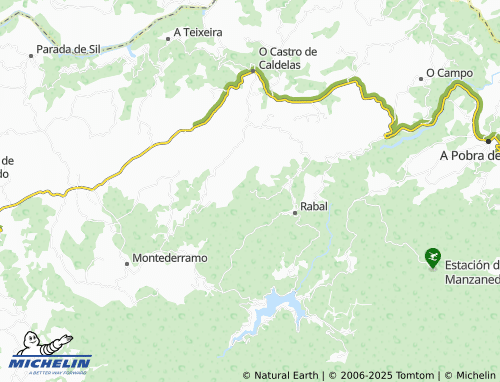 MICHELIN Drados (Santo Isidoro) map - ViaMichelin