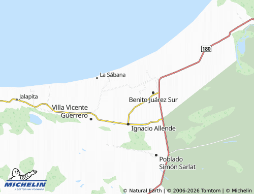 Mappa MICHELIN José María Morelos y Pavón - ViaMichelin