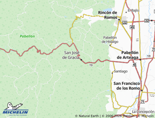 Mapa MICHELIN Zona Centro - ViaMichelin