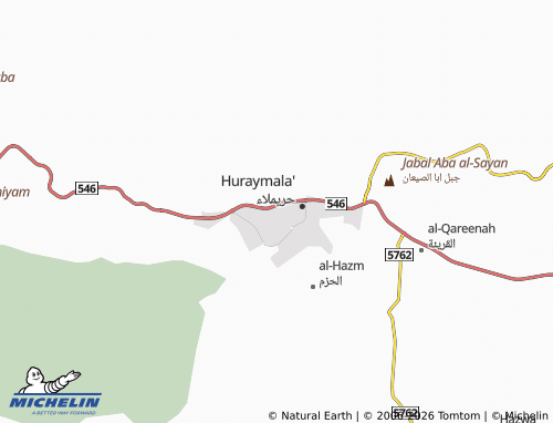 MICHELIN Al Dirah map - ViaMichelin