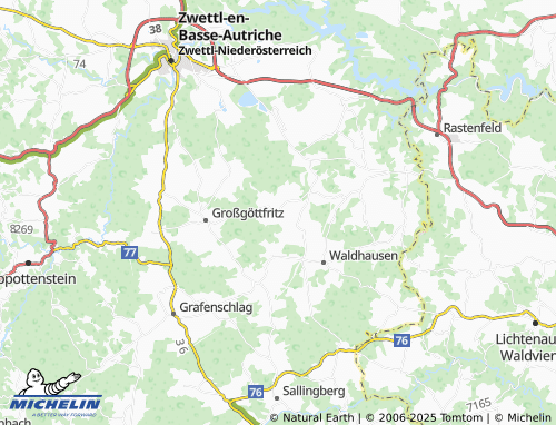 MICHELIN-Landkarte Sprögnitz - ViaMichelin