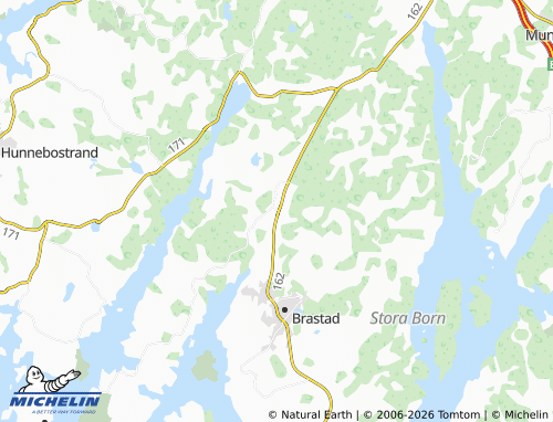 Carte MICHELIN Brodalen - ViaMichelin