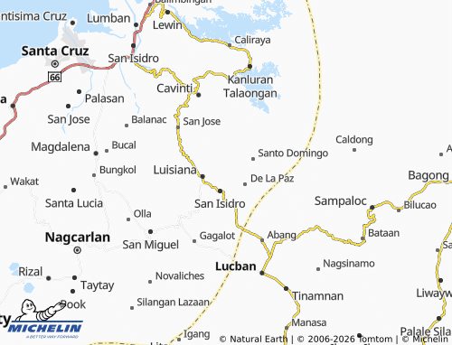 MICHELIN San Pablo map - ViaMichelin