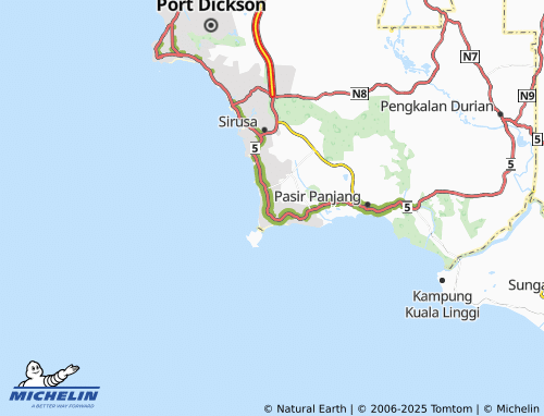 MICHELIN Taman Anika map - ViaMichelin