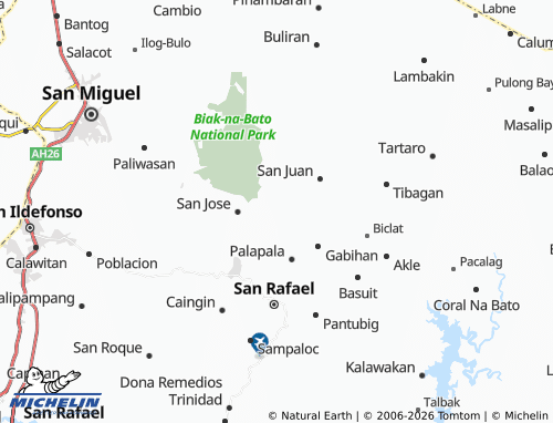 MICHELIN Santa Rita Matanda map - ViaMichelin