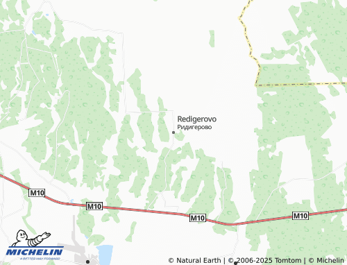 MICHELIN Redigerovo map - ViaMichelin