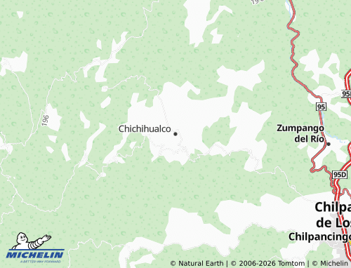 Kaart MICHELIN Chichihualco - ViaMichelin