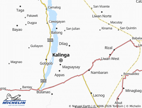 MICHELIN Casigayan map - ViaMichelin