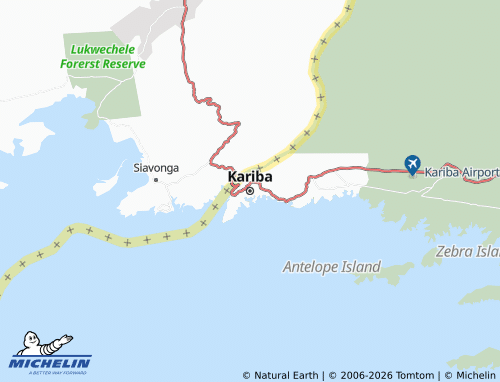 Mappa MICHELIN Kariba - ViaMichelin