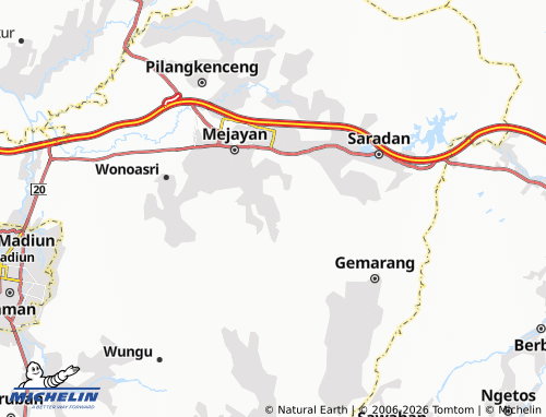 MICHELIN-Landkarte Kebonagung - ViaMichelin