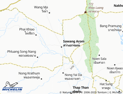 MICHELIN Sawang Arom map - ViaMichelin