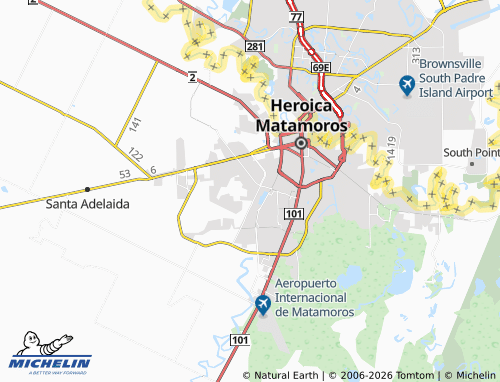 Mappa MICHELIN Jardines de San Felipe - ViaMichelin