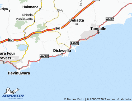 Mapa MICHELIN Dodampahala North - ViaMichelin