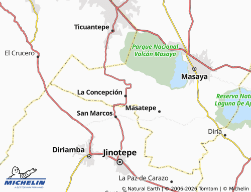 Carte MICHELIN La Concepción - ViaMichelin