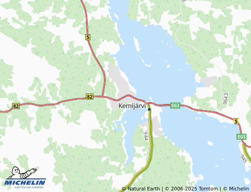 MICHELIN Särkikangas map - ViaMichelin