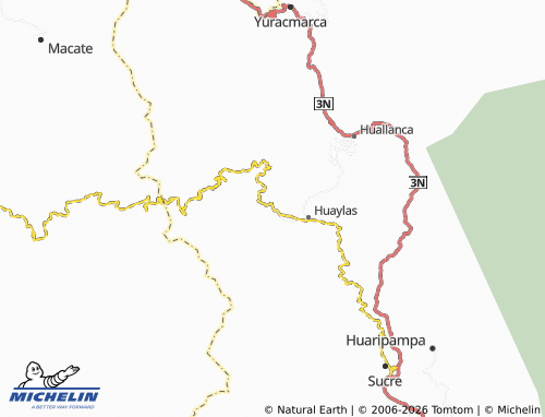 MICHELIN Santo Toribio map - ViaMichelin