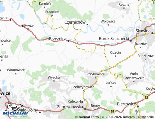 MICHELIN Bęczyn map - ViaMichelin