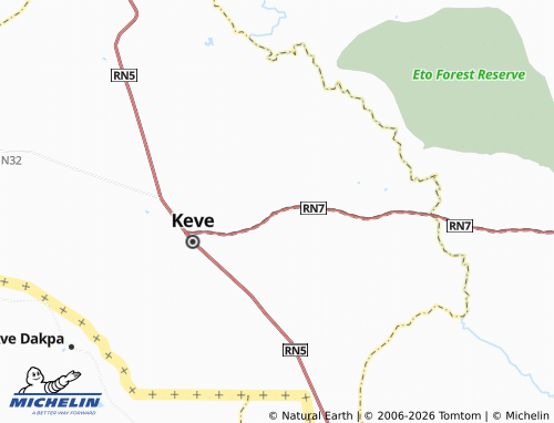 Mapa MICHELIN Zogbepime - ViaMichelin