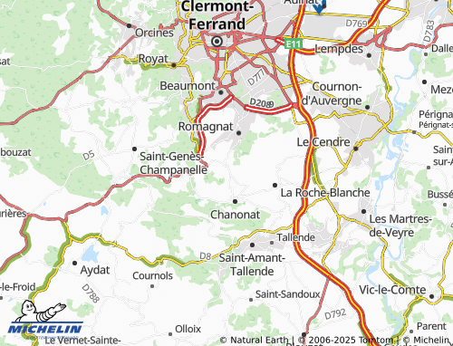 Carte MICHELIN Opme - ViaMichelin