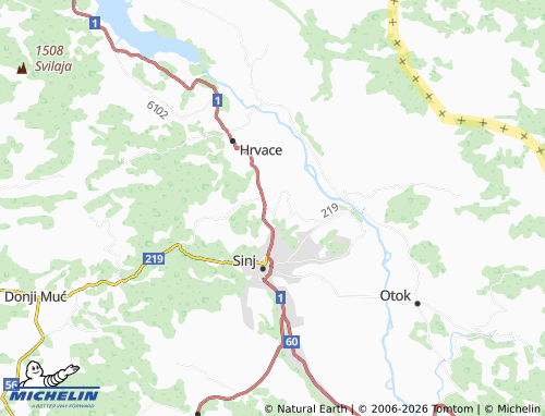 MICHELIN Karakašica map - ViaMichelin