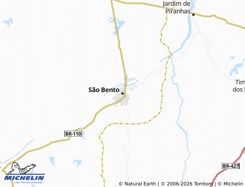 Mapa MICHELIN São Bento - ViaMichelin
