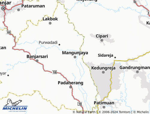 MICHELIN Mangunjaya map - ViaMichelin