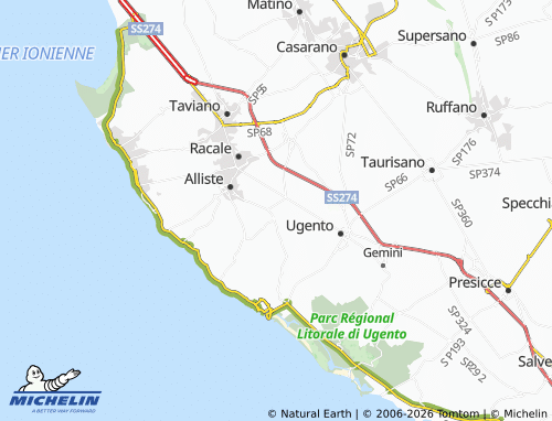 Mapa MICHELIN Felline - ViaMichelin