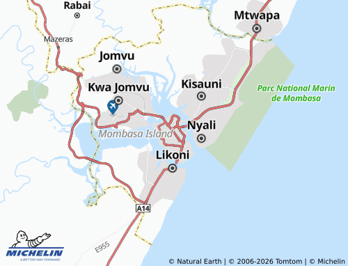 MICHELIN Tononoka map - ViaMichelin