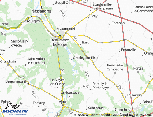 MICHELIN-Landkarte Conchez - ViaMichelin