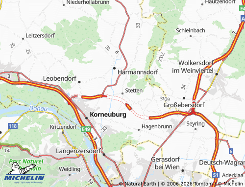 MICHELIN Stetten map - ViaMichelin