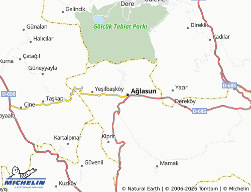Mapa MICHELIN Hamam - ViaMichelin