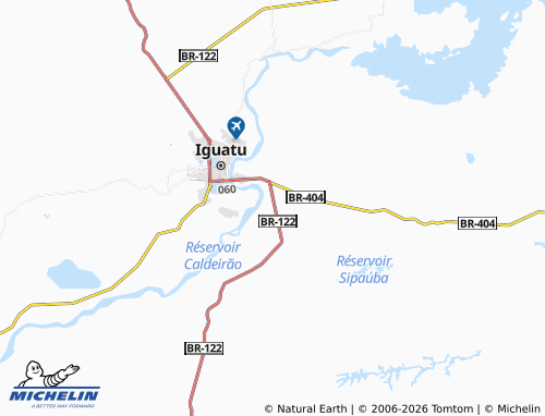 MICHELIN Cajazeiras map - ViaMichelin