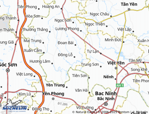 MICHELIN Đông Lỗ map - ViaMichelin