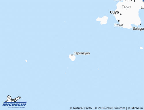 MICHELIN Caponayan map - ViaMichelin